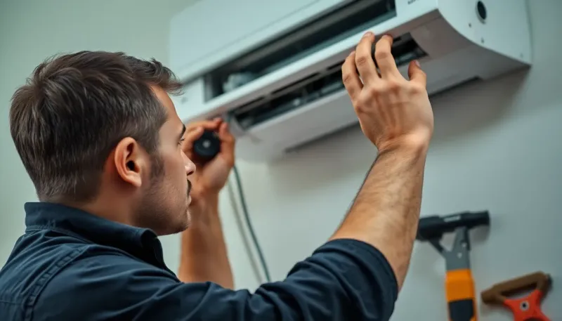 Mise en service d'une climatisation : vérifications et paramétrage initial